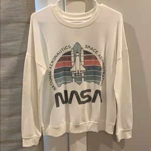 White NASA Sweater